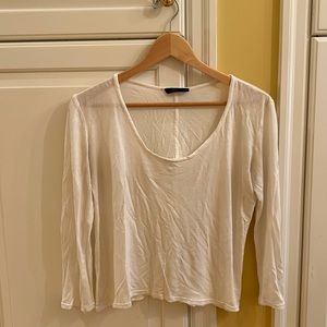 The row Pima 3/4 sleeve shirt S